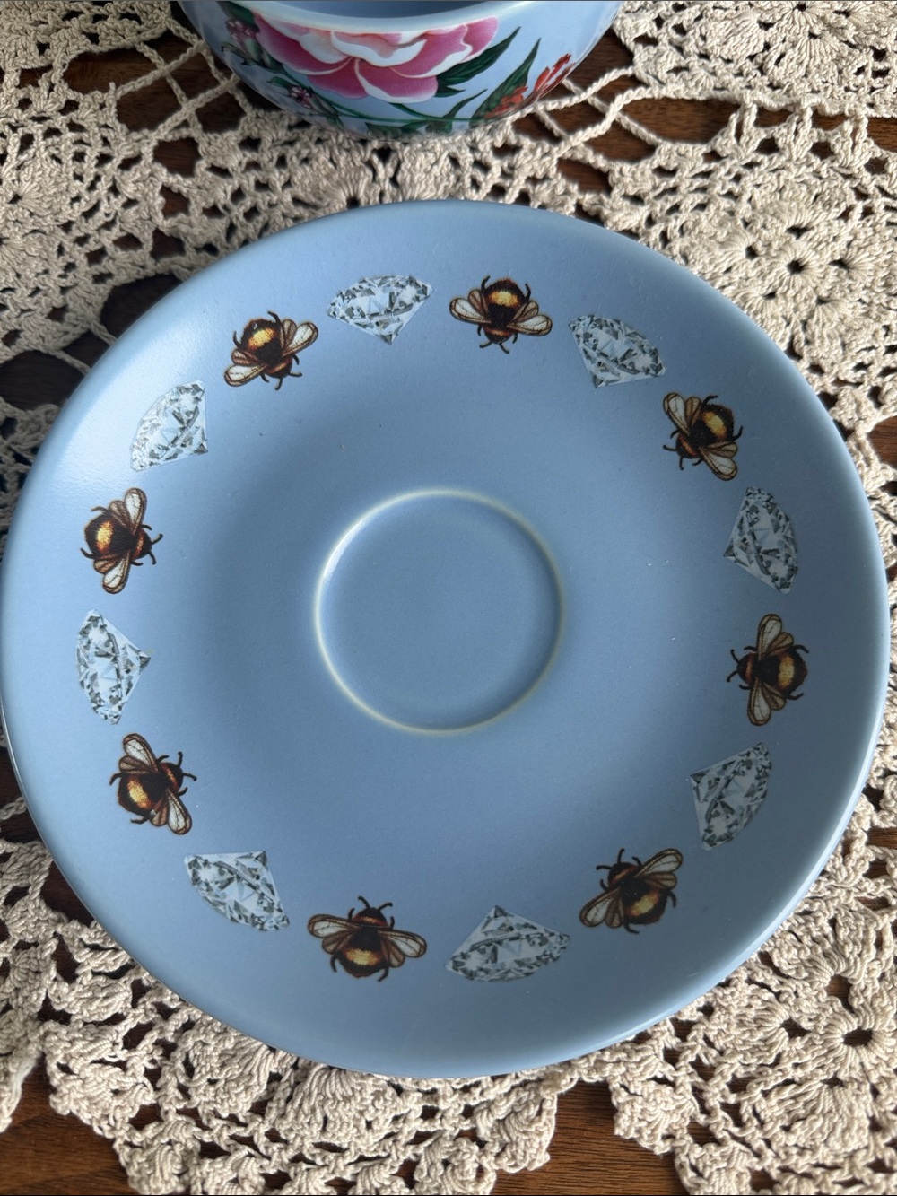 Bridgerton x Sue Tsai Teapot for One Tea Set‎ Blue Floral Hummingbird - Picture 7 of 8